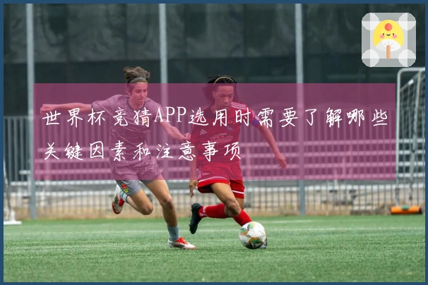 世界杯竞猜APP选用时需要了解哪些关键因素和注意事项